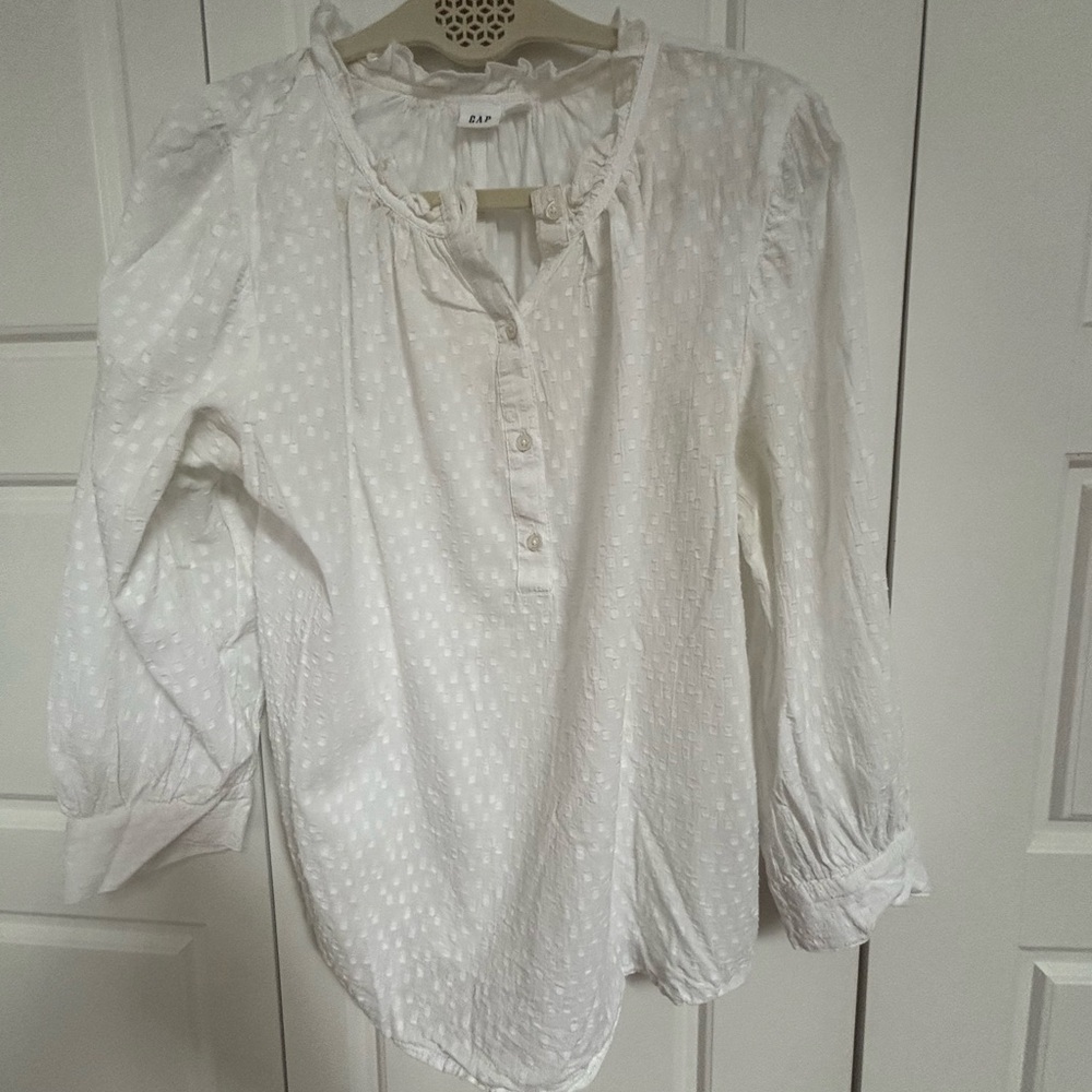GAP White Women's Blouse